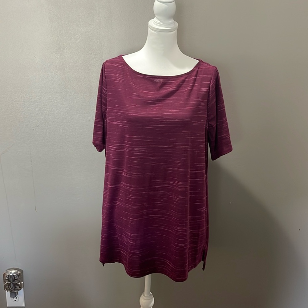 Burgundy tunic
